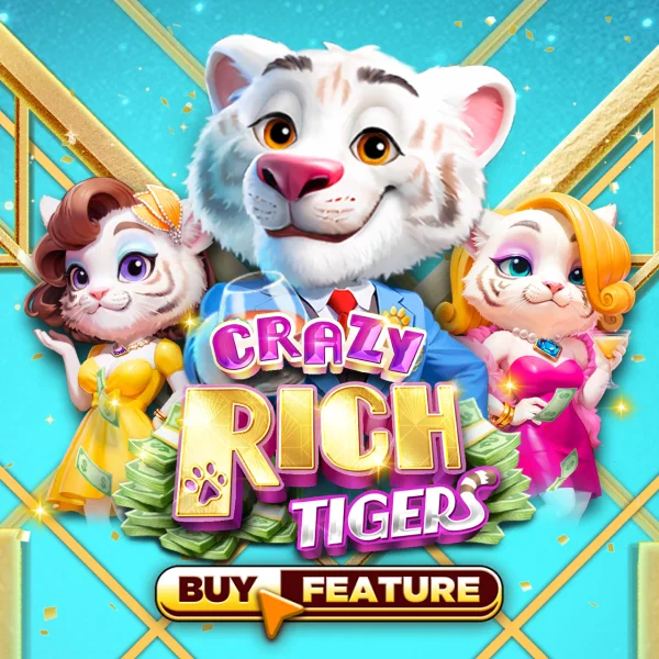 Microgaming : Crazy Rich Tigers - IDAGENT138